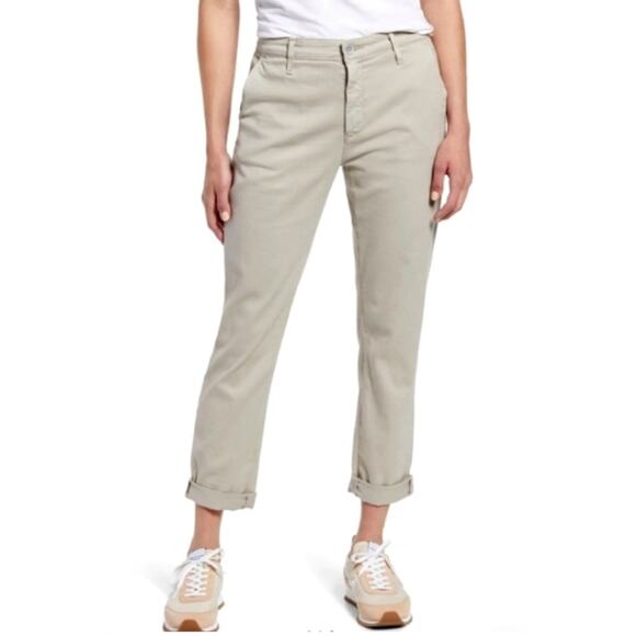 AG-Adriano Goldschmied Khaki Caden Trouser Pant Sz 27 - Picture 1 of 15